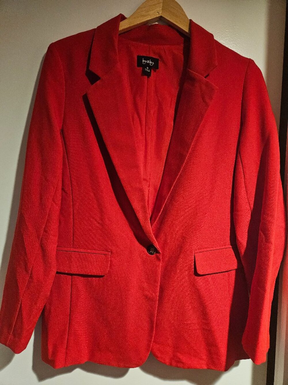 ❤️ Byby Red Ladies Blazer – Size M, Chic & Polished